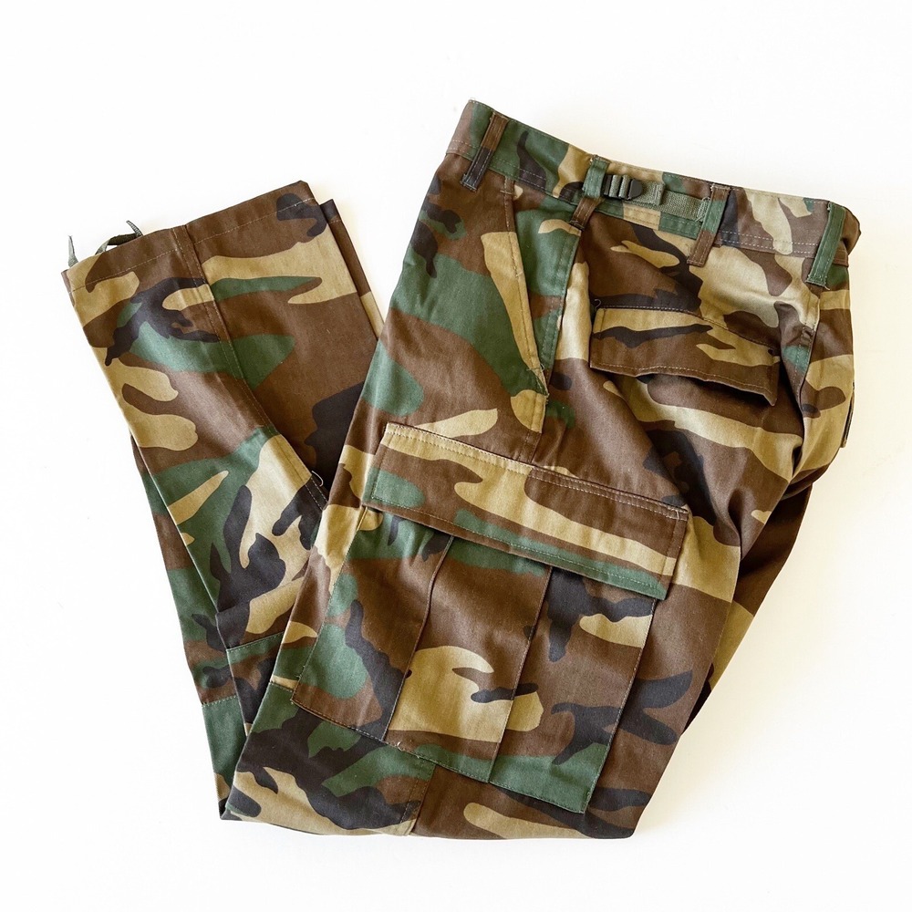 Rothco Pants XS Short Woodland Camo Army Combat Uniform BDU Ultra Force EUC